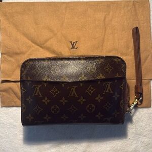 Louis Vuitton Monogram Canvas Wristlet